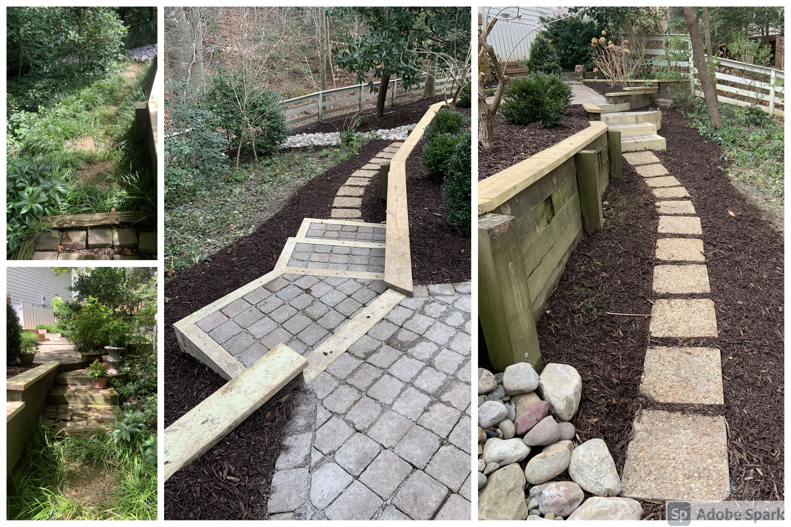 Walkway and Stairway Installation